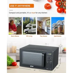 Commercial Chef 0.9 Cu. Ft. Combo Countertop Microwave And 0.9 Cu Ft Air Fryer