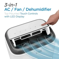 Commericial Cool Cpt10Wb Remote Control Portable Air Conditioner 14000 Btu White