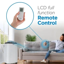 Commericial Cool Cpt10Wb Remote Control Portable Air Conditioner 14000 Btu White