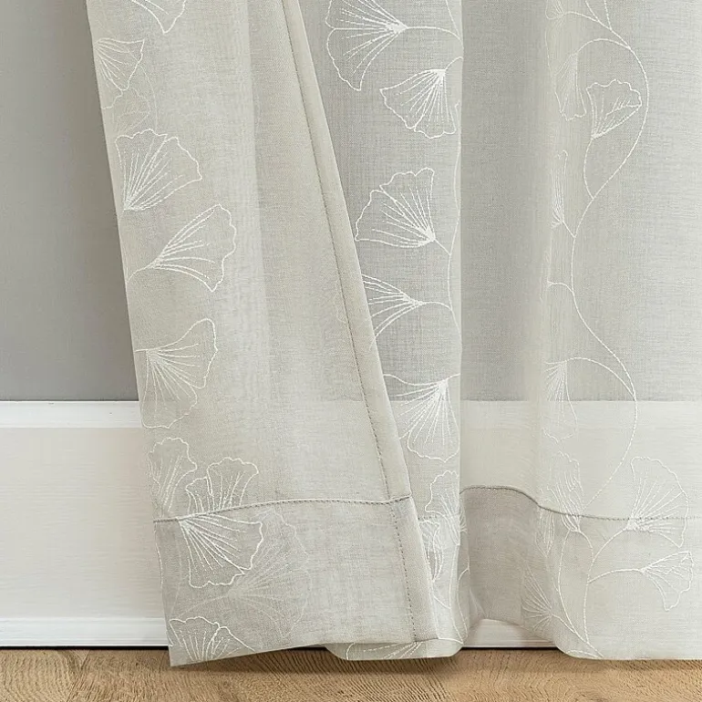 Constance Rod Pocket Sheer Set of 2 Curtain Panel