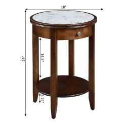 Convenience Concepts American Heritage 1-Drawer End Table