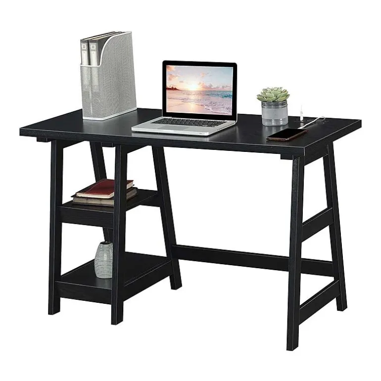 Convenience Concepts Designs2go Office And Library Collection Writing Desk