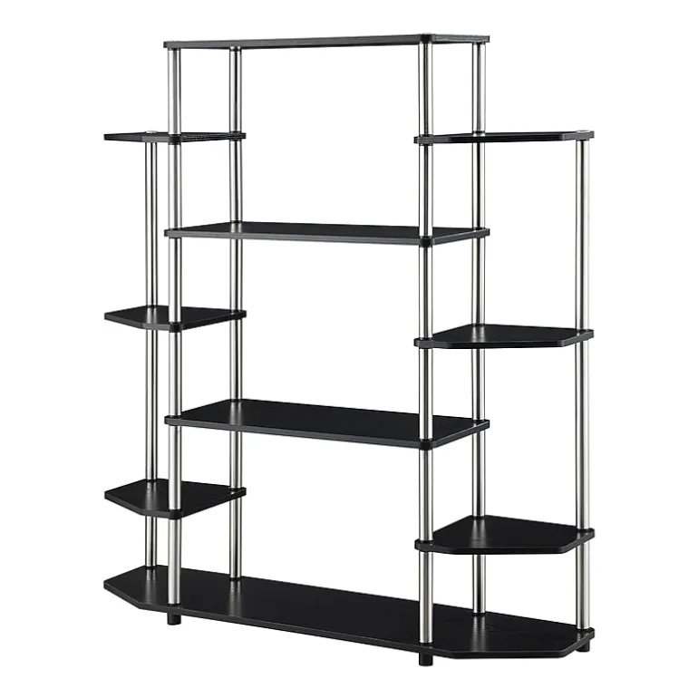 Convenience Concepts Designs2go Office And Library Collection 10-Shelf Bookcase