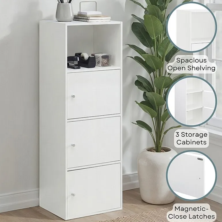 Convenience Concepts Extra Storage 3 Door Cabinet