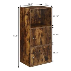 Convenience Concepts Extra Storage 2 Door Cabinet