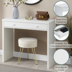 Convenience Concepts Northfield Office And Library Collection Writing Desk