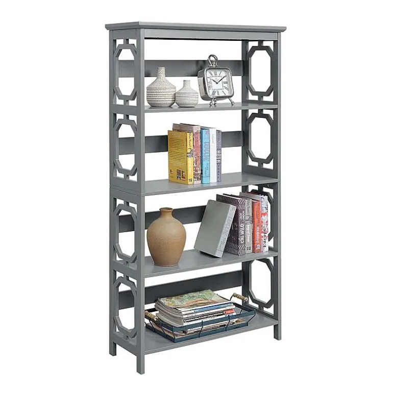 Convenience Concepts Omega Office + Library Collection 5-Shelf Bookcase