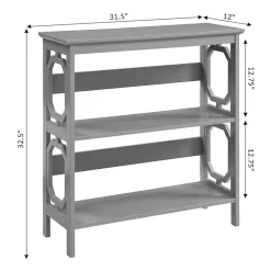 Convenience Concepts Omega Office + Library Collection 3-Shelf Bookcase