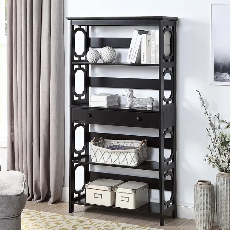Convenience Concepts Omega 5-Shelf Bookcase