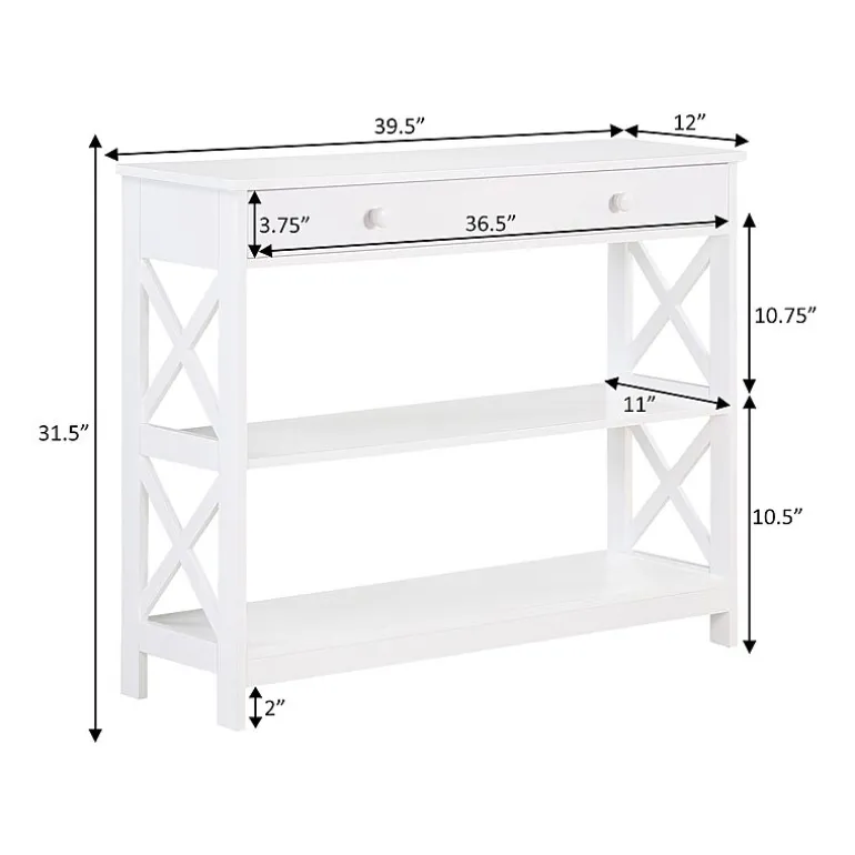 Convenience Concepts Oxford 1-Drawer Console Table