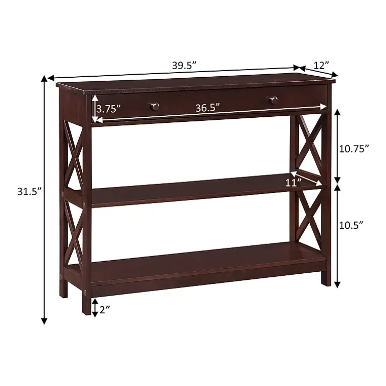 Convenience Concepts Oxford 1-Drawer Console Table