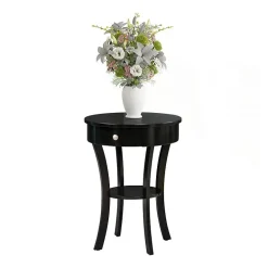 Convenience Concepts Schaffer Living Room Collection Storage 1-Drawer End Table