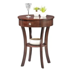 Convenience Concepts Schaffer Living Room Collection Storage 1-Drawer End Table