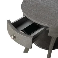 Convenience Concepts Schaffer Living Room Collection Storage 1-Drawer End Table