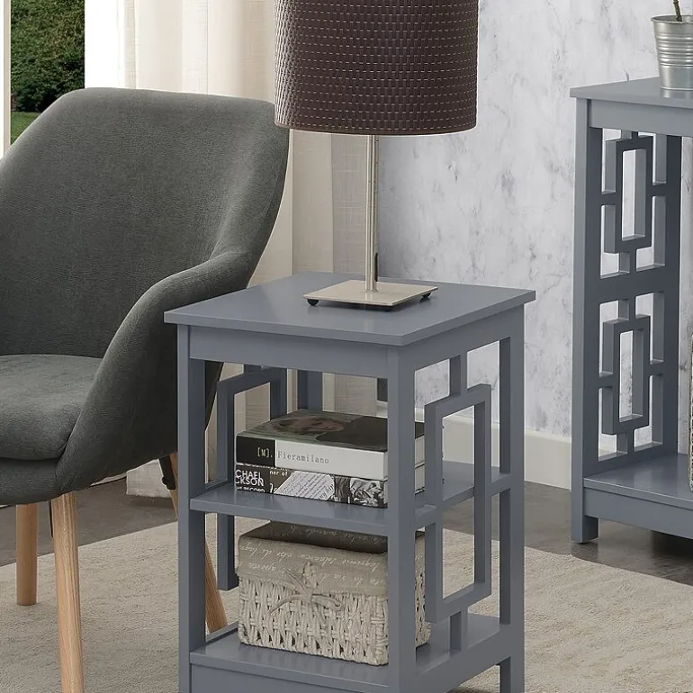Convenience Concepts Town Square Living Room Collection Storage Console Table