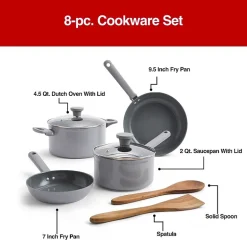 Cooks Ceramic 8-pc. Cookware Set