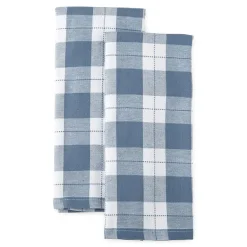 Cooks Check Dual Purpose 2-pc Kitchen Towel Set