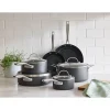 Cooks Hard Anodized Titanium Ceramic 10-pc. Cookware Set