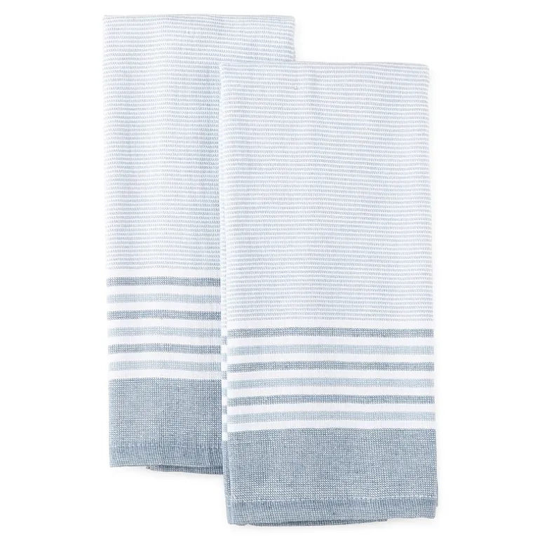 Cooks Haru Stripe Dual Purpose 2-pc Kitchen Towel Set