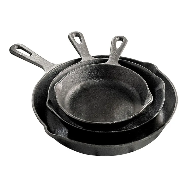 Cooks 3-pc. Cast Iron Fry Pan Set