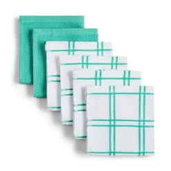 Cooks Plaid 6-pc. Dish Cloth Set