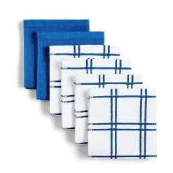 Cooks Plaid 6-pc. Dish Cloth Set