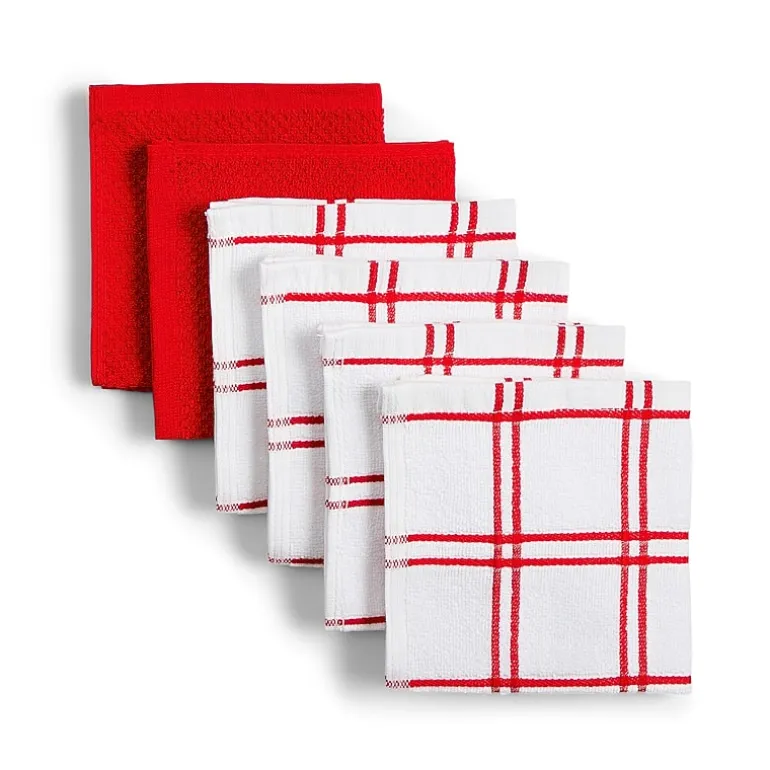 Cooks Plaid 6-pc. Dish Cloth Set