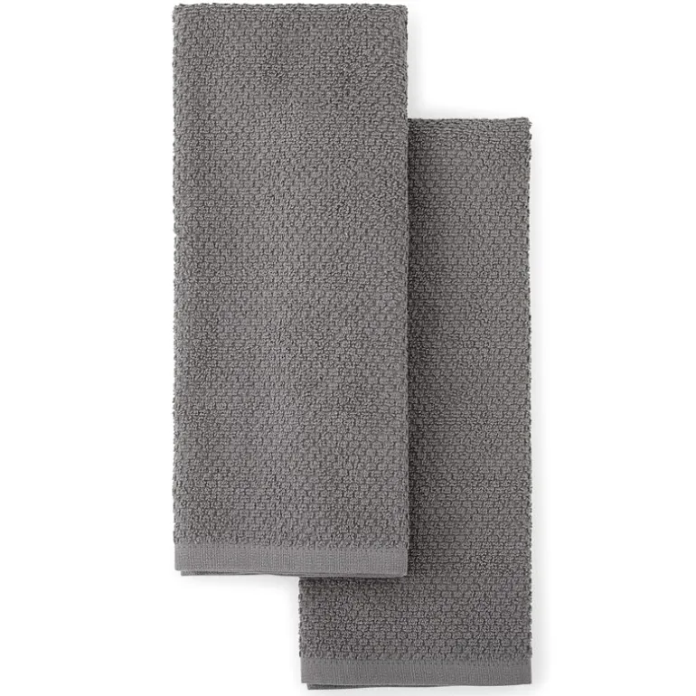 Cooks Popcorn Solid 2-pc. Kitchen Towel Set