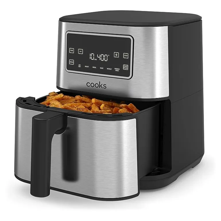 Cooks 6qt. Stainless Steel Digital Air Fryer