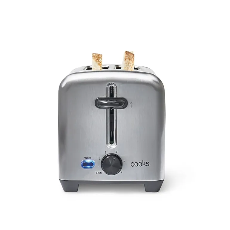 Cooks 2-Slice Stainless Steel Toaster