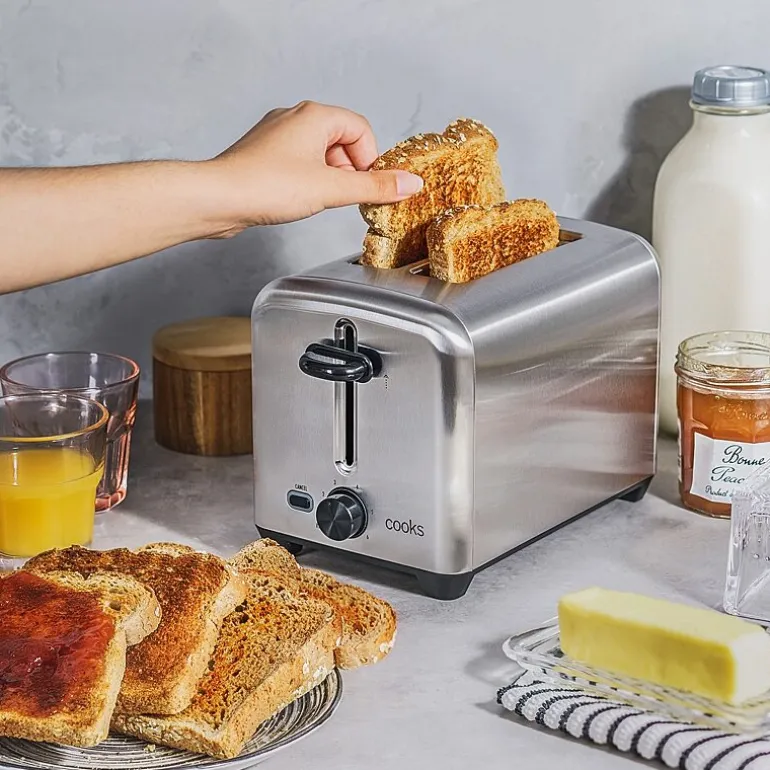 Cooks 2-Slice Stainless Steel Toaster