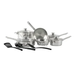 Cooks Stainless Steel 13-pc. Cookware Set