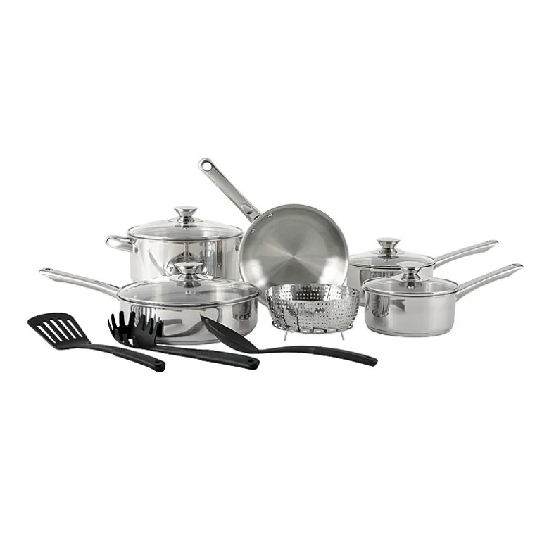Cooks Stainless Steel 13-pc. Cookware Set
