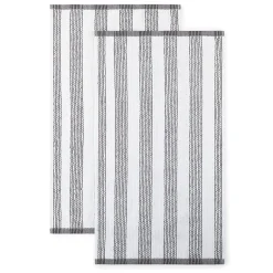 Cooks Striped Dual Purpose 4-Pc. Kitchen Towel Set