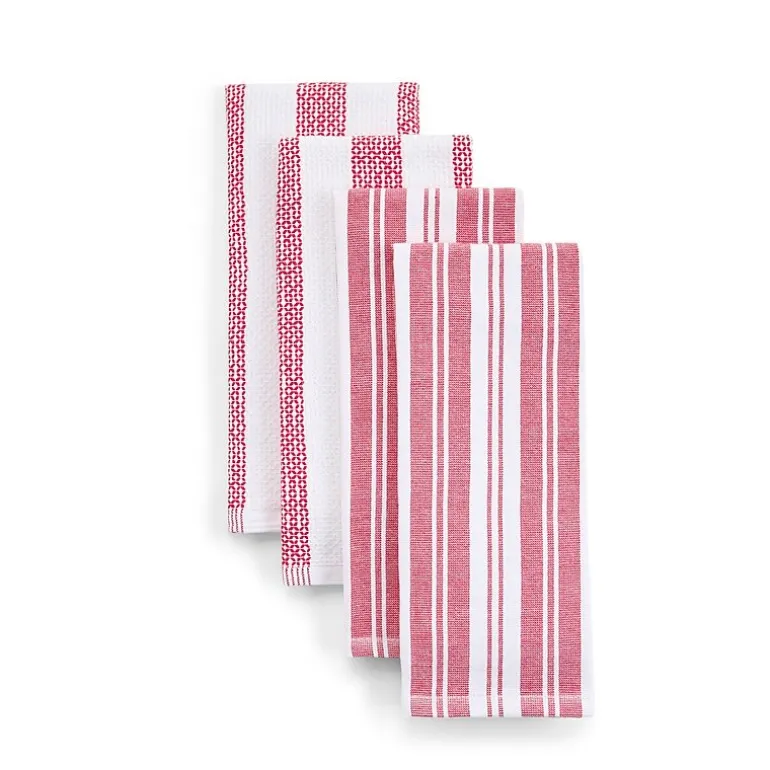 Cooks Stripe 4-pc. Kitchen Towel Set