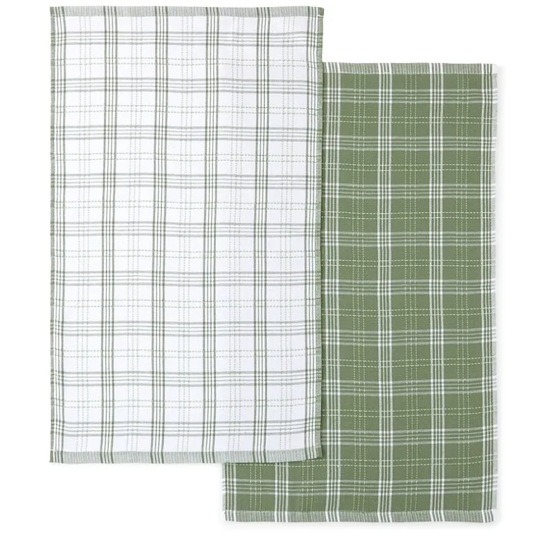 Cooks Windowpane 2-pc. Kitchen Towel Set