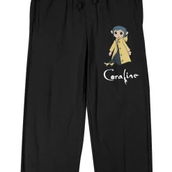 Coraline Character Mens Fleece 1 Pair Pajama Pants
