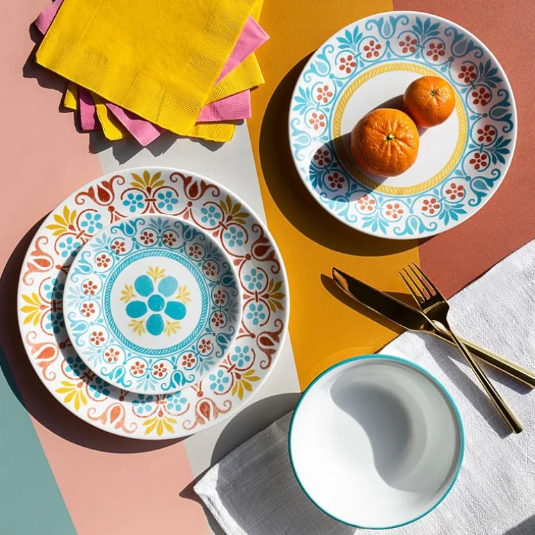 Corelle Global Collection Terracotta Dreams 12-pc. Glass Dinnerware Set