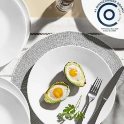 Corelle Shimmering White 32-pc. Glass Dinnerware Set