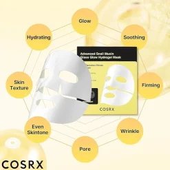 Cosrx Advanced Snail Mucin Glass Glow Hydrogel Mask