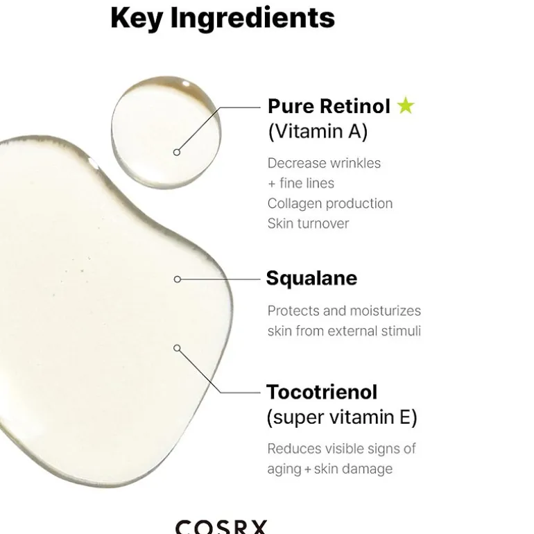 Cosrx The Retinol 0.5 Oil