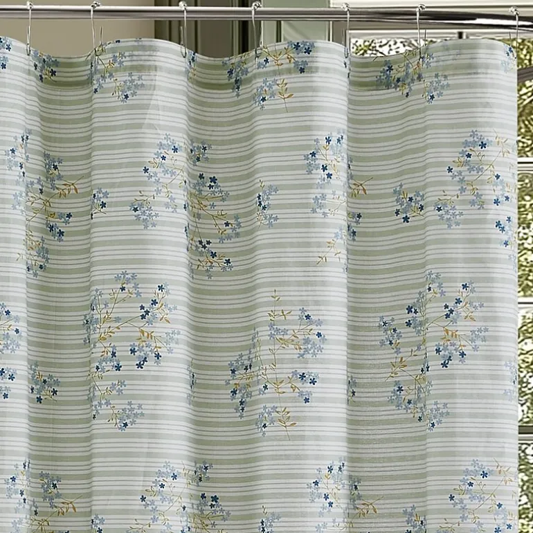 Cottage Classics Emma Floral Shower Curtain