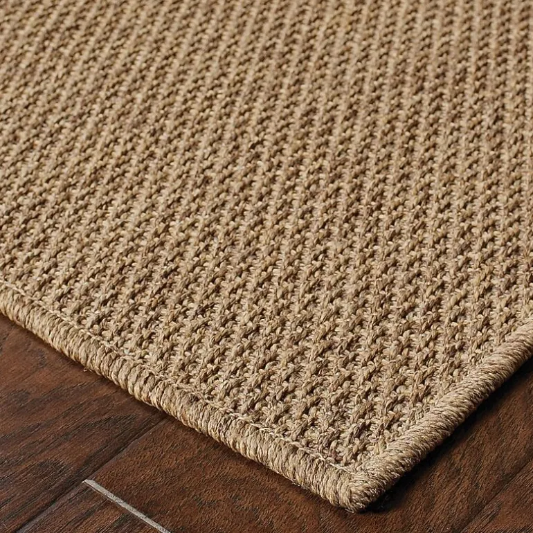 Covington Home Kehlani Basket Weave Indoor Outdoor Rectangular Accent Rug
