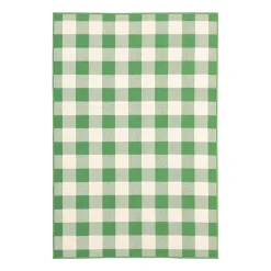 Covington Home Martinique Gingham Plaid Indoor Outdoor Rectangular Accent Rug