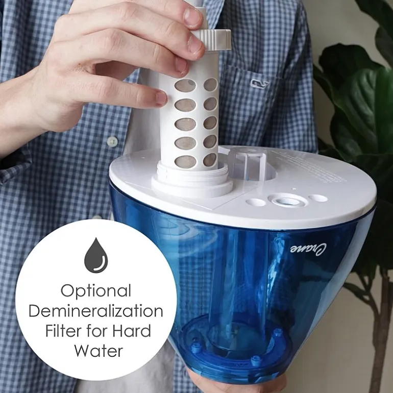 Crane Drop 1 Gallon Ultrasonic Cool Mist Humidifier - Blue/White