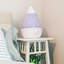 Crane Drop 1 Gallon Ultrasonic Cool Mist Humidifier - White
