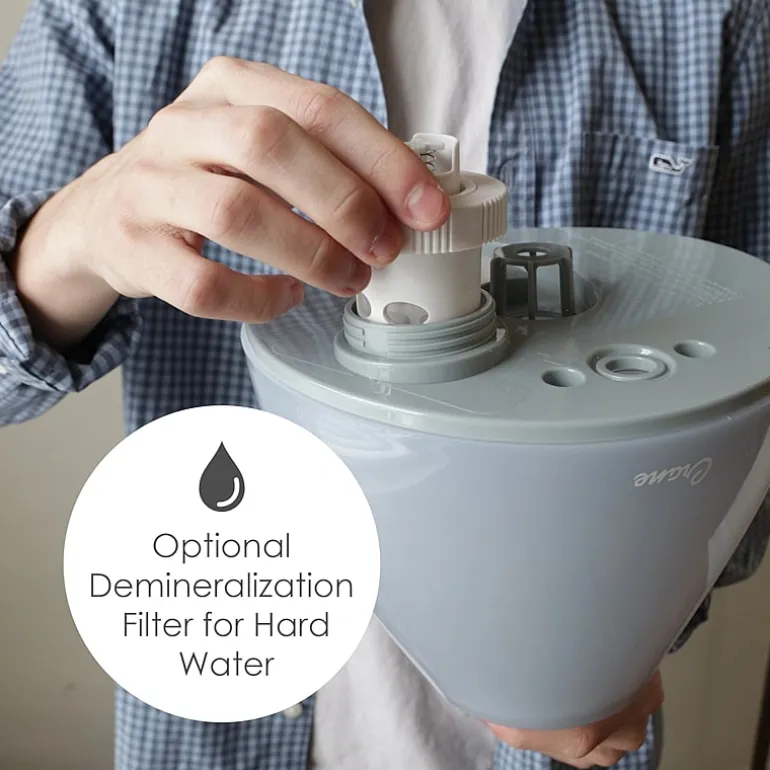 Crane Drop 1 Gallon Ultrasonic Cool Mist Humidifier - Grey