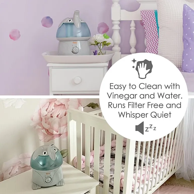Crane 1 Gallon Ultrasonic Cool Mist Humidifier - Elephant