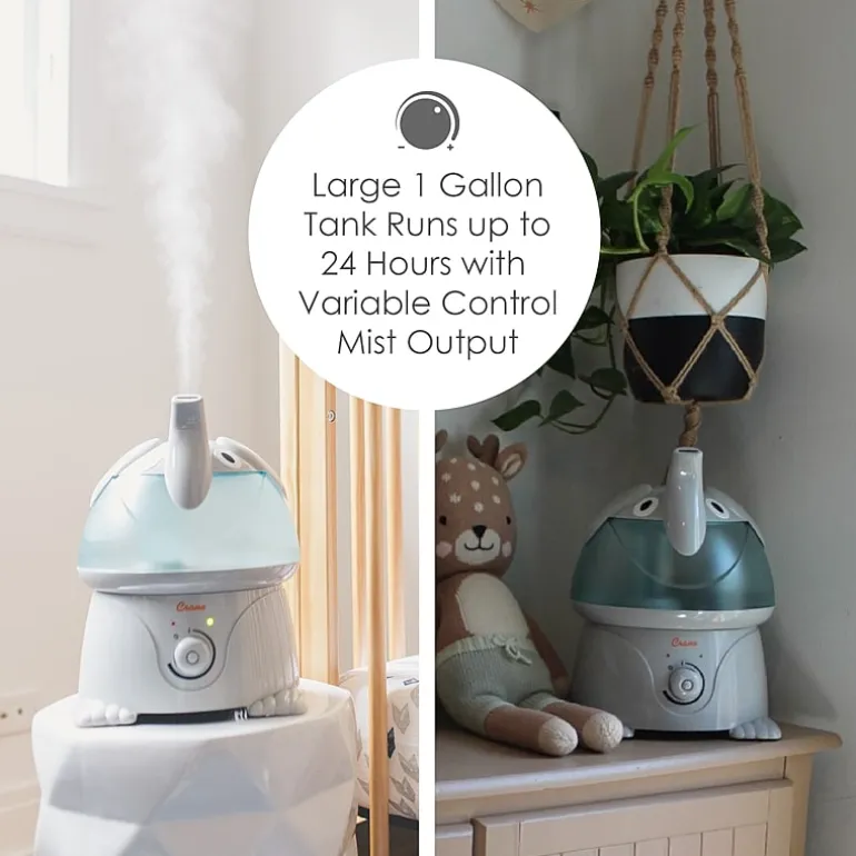 Crane 1 Gallon Ultrasonic Cool Mist Humidifier - Elephant
