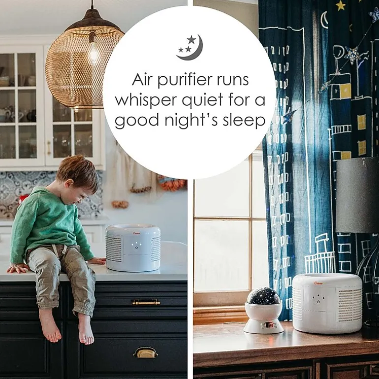 Crane HEPA Air Purifier , 300 Sq Ft. Coverage, Compact